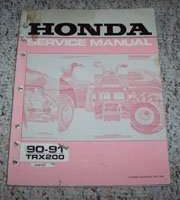 1990 Honda TRX200 Service Manual