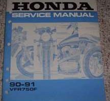 1990 Honda VFR750F Motorcycle Shop Service Manual