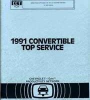 1990 Chevrolet Camaro Convertible Service Manual Supplement