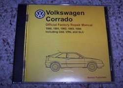 1991 Volkswagen Corrado Service Manual CD