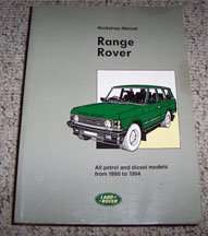 1990 Land Rover Range Rover Workshop Service Manual