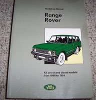 1991 Land Rover Range Rover Workshop Service Manual