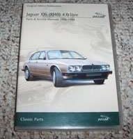 1990 Jaguar XJ6 (XJ40) 4.0L Parts & Service Manual DVD