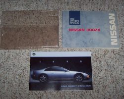 1990 Nissan 300ZX Owner's Manual Set