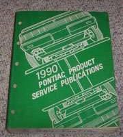 1990 Pontiac Grand Prix Product Service Publications Manual