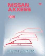 1990 Nissan Axxess Service Manual