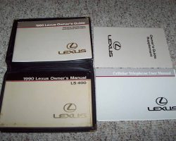 1990 Lexus LS400 Owner's Manual Set
