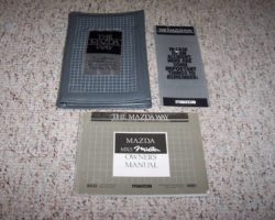 1990 Mazda MX-5 Miata Owner's Manual Set