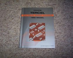 1990 Toyota Tercel Electrical Wiring Diagram Manual