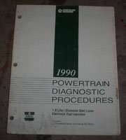 1990 Plymouth Laser 1.8L Engine Powertrain Diagnostic Procedures Manual