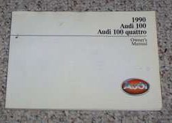 1990 Audi 100 Owner's Manual