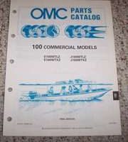 1990 Johnson Evinrude 100 HP Commercial Models Parts Catalog