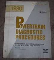 1990 Plymouth Sundance 2.2L & 2.5L Engines Powertrain Diagnostic Procedures Manual