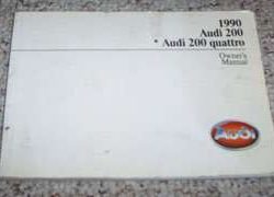 1990 Audi 200 & 200 Quattro Owner's Manual