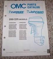 1990 Johnson Evinrude 200 & 225 HP Models Parts Catalog