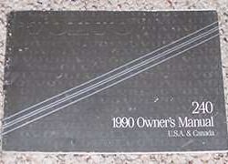 1990 Volvo 240 Owner's Manual