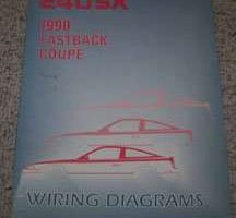 1990 Nissan 240SX Fastback Coupe Large Format Wiring Diagram Manual