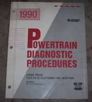 1990 Dodge Dakota 3.9L, 5.2L & 5.9L EFI Engines Powertrain Diagnostic Procedures
