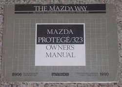 1990 Mazda Protégé & 323 Owner's Manual