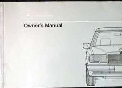 1990 Mercedes Benz 420SEL, 560SEL & 560SEC Owner's Manual