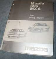 1990 Mazda 626 & MX-6 Wiring Diagram Manual
