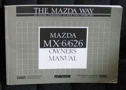 1990 Mazda MX-6 & 626 Owner's Manual