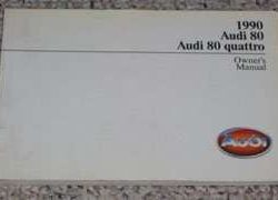 1990 Audi 80 Owner's Manual