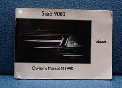 1990 Saab 9000 Owner's Manual