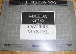 1990 Mazda 929 Owner's Manual