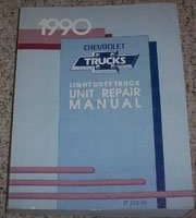 1990 Chevrolet Astro Unit Repair Manual