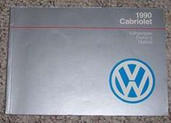 1990 Volkswagen Cabriolet Owner's Manual