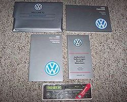 1990 Volkswagen Cabriolet Owner's Manual Set