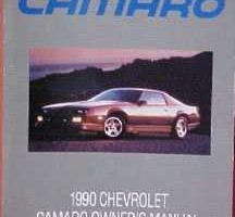 1990 Chevrolet Camaro Owner's Manual
