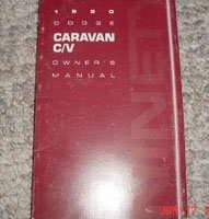 1990 Dodge Caravan C/V Owner's Manual