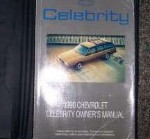 1990 Chevrolet Celebrity Owner's Manual