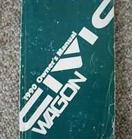 1990 Honda Civic Wagon Owner's Manual