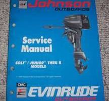 1990 Johnson Evinrude 8 HP Models Shop Service Repair Manual