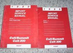 1990 Dodge Colt & Colt 200 Service Manual
