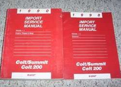 1990 Eagle Summit Service Manual