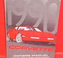 1990 Chevrolet Corvette Owner's Manual