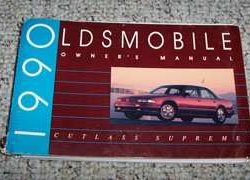 1990 Oldsmobile Cutlass Supreme Owner's Manual
