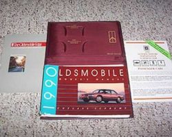1990 Oldsmobile Cutlass Supreme Owner's Manual Set