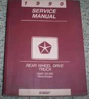 1990 Dodge Ram Truck & Ramcharger Service Manual