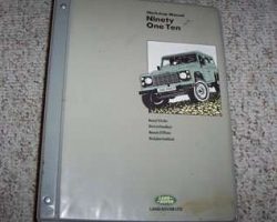 1990 Land Rover Defender Service Manual