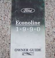 1990 Ford Econoline E-150, E-250 & E-350 Owner's Manual