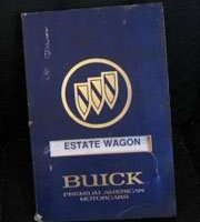 1990 Buick Estate Wagon Owner's Manual