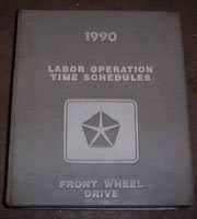 1990 Eagle Summit Labor Time Guide Binder