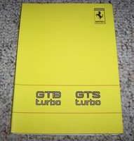 1988 Ferrari 328 GTB Turbo & GTS Turbo Owner's Manual