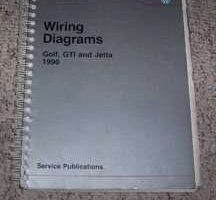 1990 Volkswagen Golf, GTI & Jetta Electrical Wiring Diagrams Manual