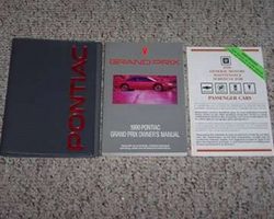 1990 Pontiac Grand Prix Owner's Manual Set